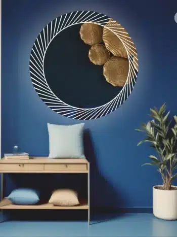 Belig Round LED Mirror (3 Lights) - Dimmable Vanity Mirror