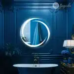 Haley Design LED Round Mirror - Dimmable Lighting & Modern Style