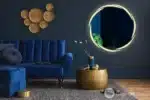 Premium Circular LED Bathroom Mirror with Glow Ring