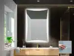 Aevar Rectangle LED Mirror - Customizable Size & Dimmable Lighting
