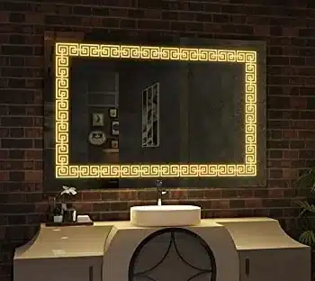 Elegant Rectangle LED Mirror by Akila - light mirror | LightMirror.in