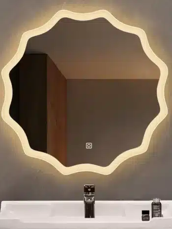 LED light mirrors for bathrooms