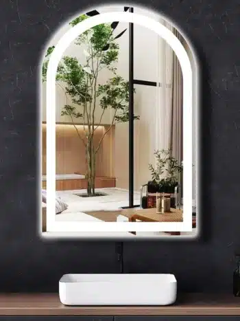 Arch Frameless LED Mirror - Dimmable Vanity Mirror
