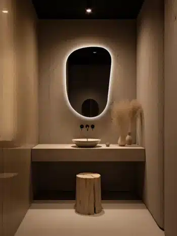 Bellemoor Irregular 3-Color LED Mirror