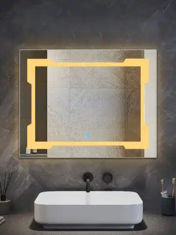 Clarity Glow Mirror: Shadow-Free LED Illumination & Easy Install
