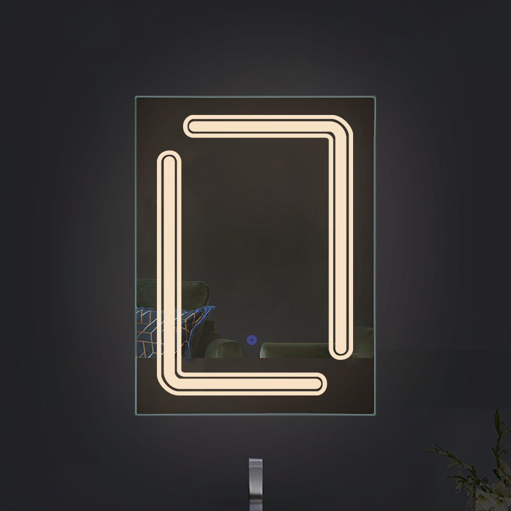 square led mirror frosted design mirror