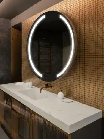 Carminda Round LED Mirror | Dimmable Lighting - Bathroom Mirror | LightMirror.in