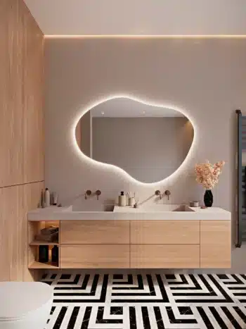 Colton Irregular 3-Color LED Mirror