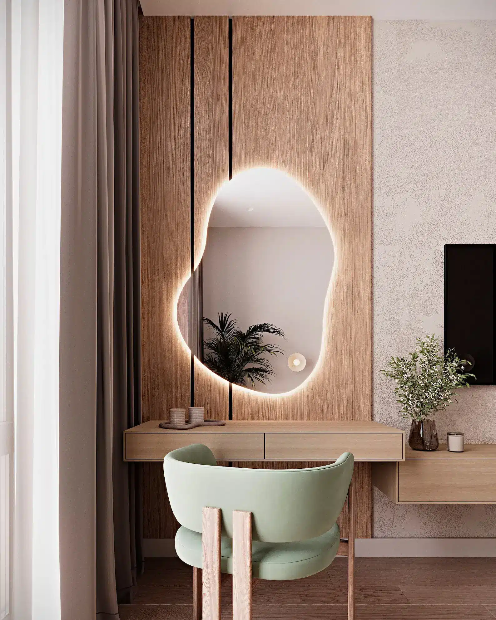 Colton-Irregular-LED-Mirror-3-1.webp Colton Irregular 3-Color LED Mirror - Irregular Mirror | LightMirror.in