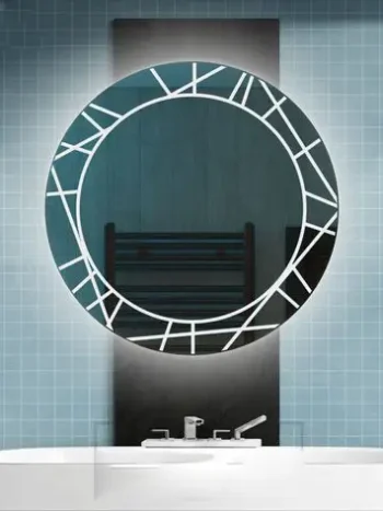 Coston Round LED Mirror | 3-Color Touch Dimmable Vanity