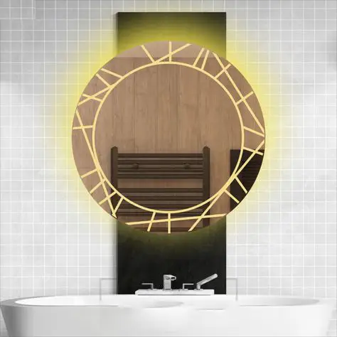 Coston-Round-LED-Mirror-2-1.webp Coston Round LED Mirror | 3-Color Touch Dimmable Vanity - Bathroom Mirror | LightMirror.in