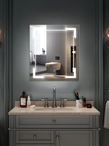 Cutedgecornerglow Ledbathroommirrornaturalwhitelight Rectangular 1.jpeg | LightMirror.in