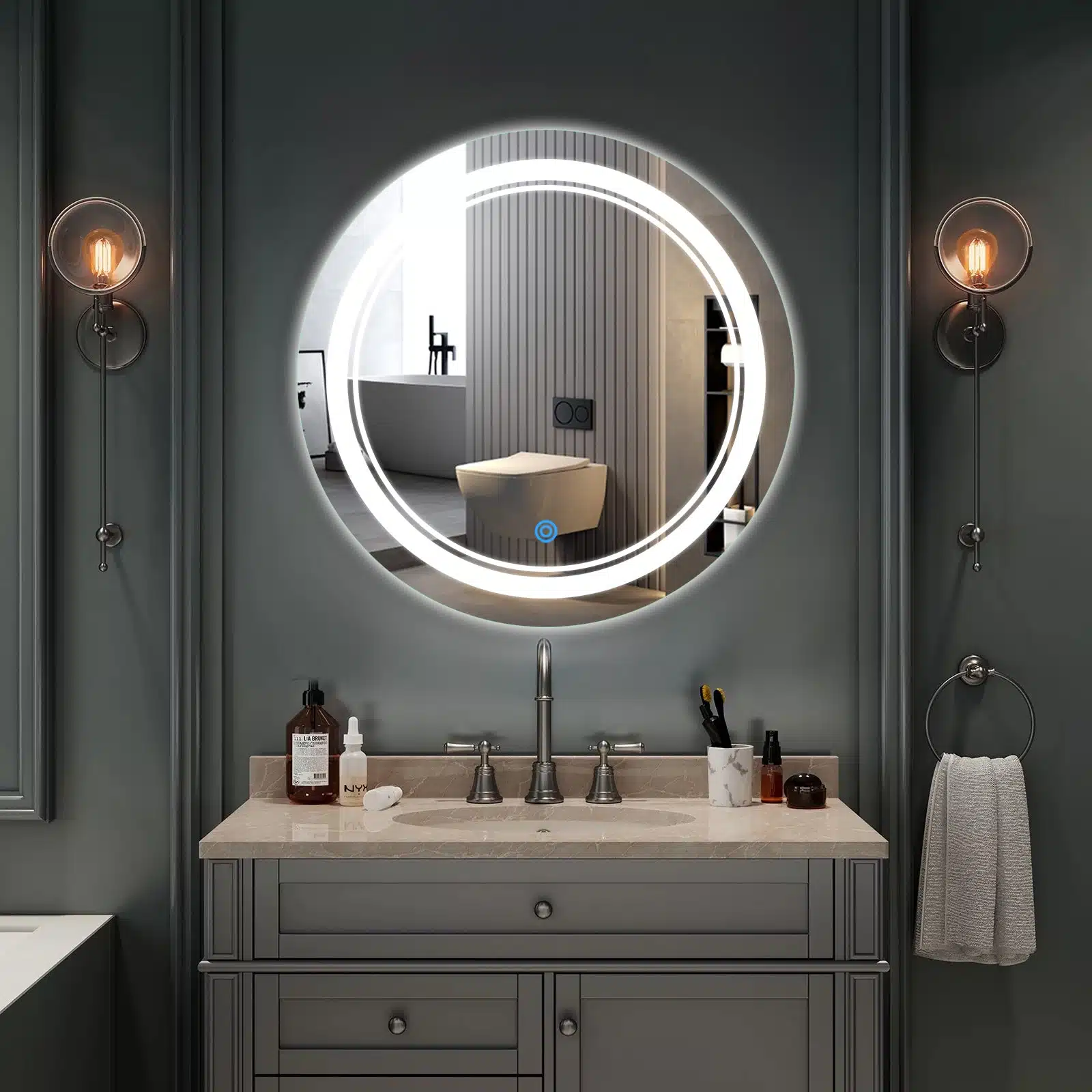Cutedgecornerglowledmirrorforbathroom Warmwhitelight Rectangular 9d5dd284 F6f1 44d9 Bde2 709a3633543e 1.jpeg | LightMirror.in