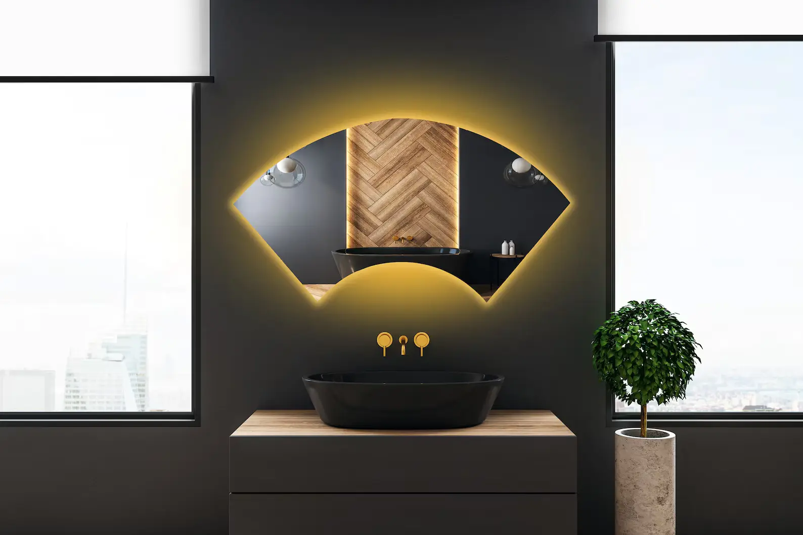 Delmar-Vanity-LED-Mirror-4-1.webp Delmar Vanity LED Mirror - Customizable Sizes & Lighting - light mirror | LightMirror.in