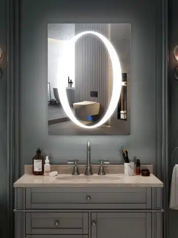 Ellipticalmoonshine Ledbathroommirror Naturalwhitelight Rectangular 1.jpeg | LightMirror.in