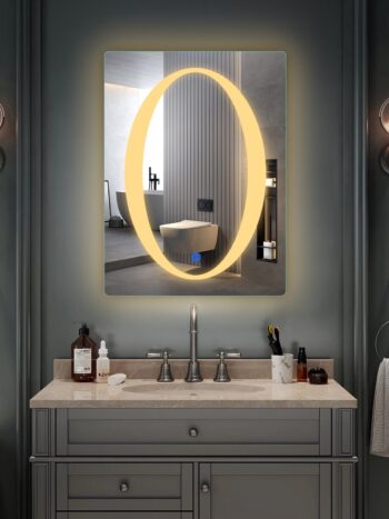Warm White Demister LED Mirror | Saint-Gobain/ModiGuard Glass