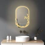 Warm Glow Belgium Glass LED Mirror | Touch Sensor