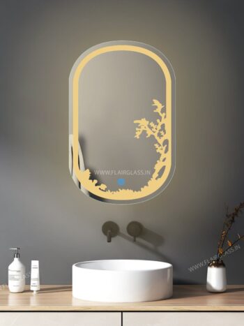 Warm Glow Belgium Glass LED Mirror | Touch Sensor