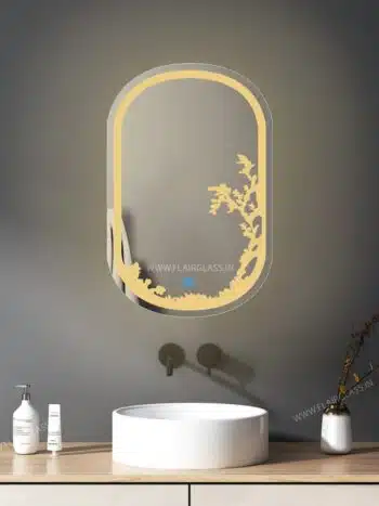 Warm Glow Belgium Glass LED Mirror | Touch Sensor