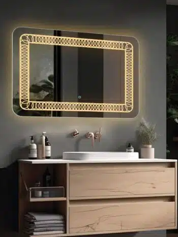 Warm Light Demister LED Mirror