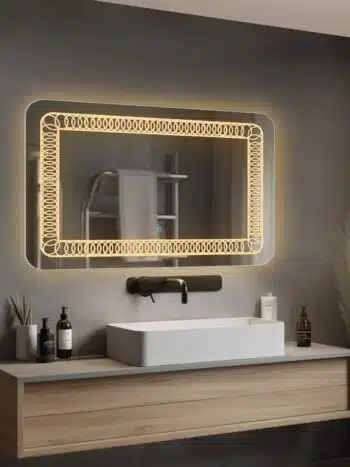 Floraconnectsunwireglow Rectangularledmirrorforbathroom Warmwhitelight02 1.jpeg | LightMirror.in