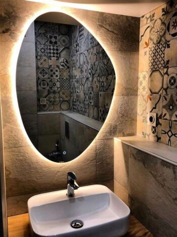 Radiant Oval LED Mirror | Soft Halo Illumination | Lightmirror.in