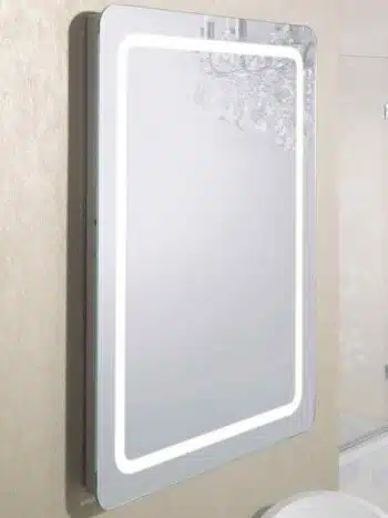 36x24 Inches Rectangular Modern LED Light Mirror with White Lights – Premium Quality by LIGHTMIRROR.IN