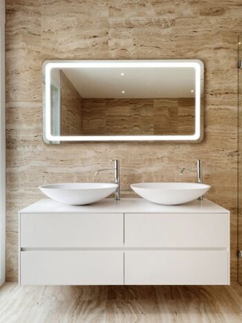 30x42 Inches Contemporary LED Light Mirror with 5-Year Warranty – Premium Syska/Philips LED | LightMirror.in