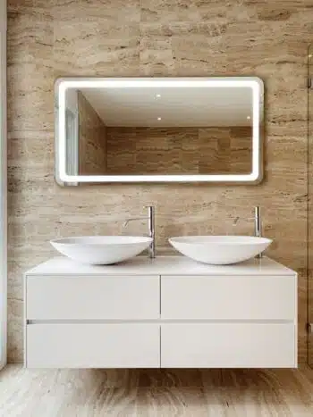 30x42 Inches Contemporary LED Light Mirror with 5-Year Warranty – Premium Syska/Philips LED | LightMirror.in