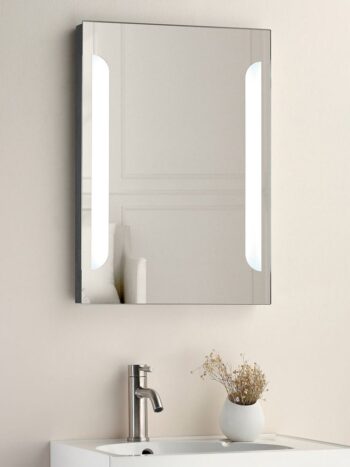 36x24 Inches Premium LED Light Mirror with 5-Year Warranty – Modern White Design | LightMirror.in