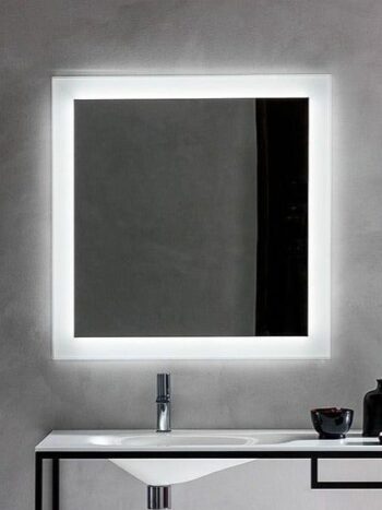 White LED Rope Light Mirror – Modern Design with Premium Quality by LIGHTMIRROR.IN