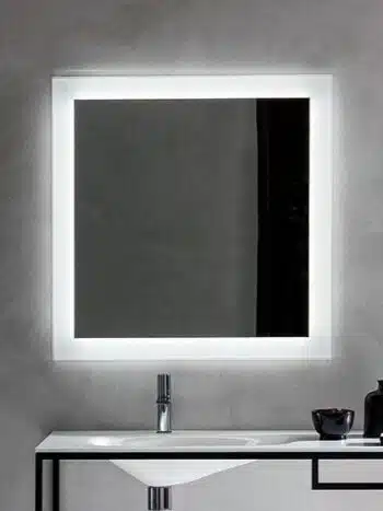 White LED Rope Light Mirror – Modern Design with Premium Quality by LIGHTMIRROR.IN