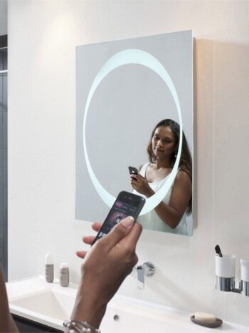 LED mirror with smart features