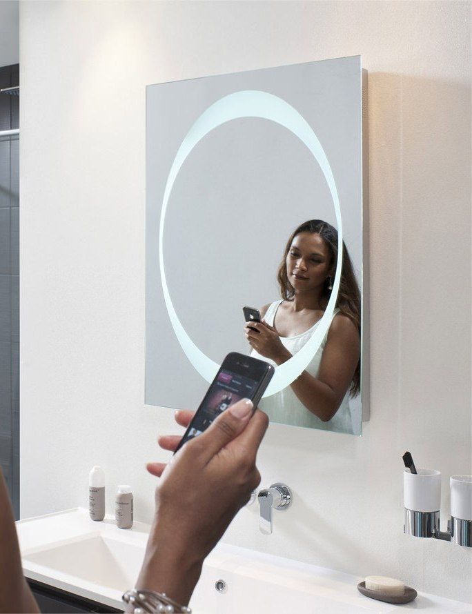 LED mirror with smart features