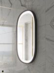 black frame oblong outer frosted  design