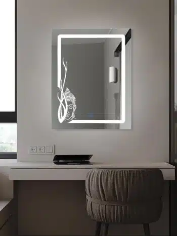 Natural Light Demister LED Mirror | Saint-Gobain/ModiGuard Glass | Touch Control