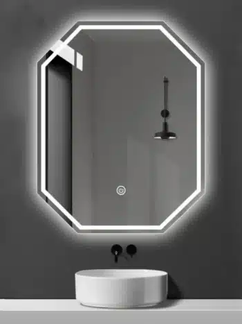 Gizell Irregular 3-Color LED Mirror