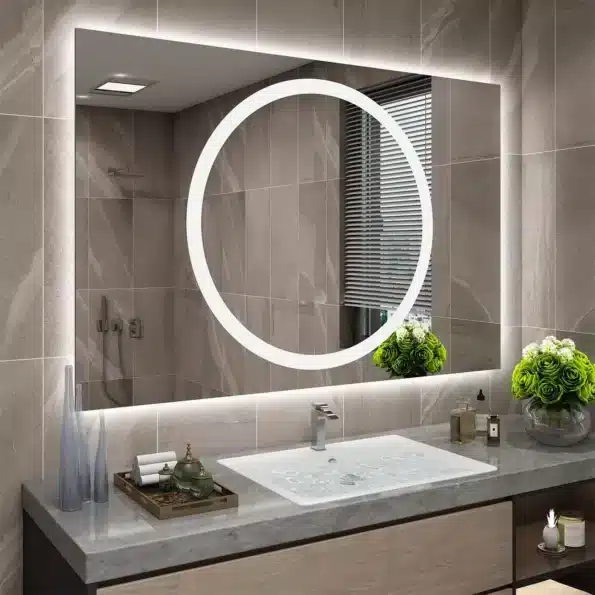 Holton-design-1.webp Holton Rectangle 3-Color LED Mirror