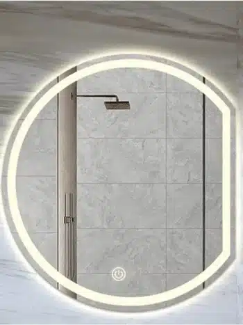 Imiya Semicircle LED Mirror - 3 Light Dimmable Vanity Mirror - light mirror | LightMirror.in