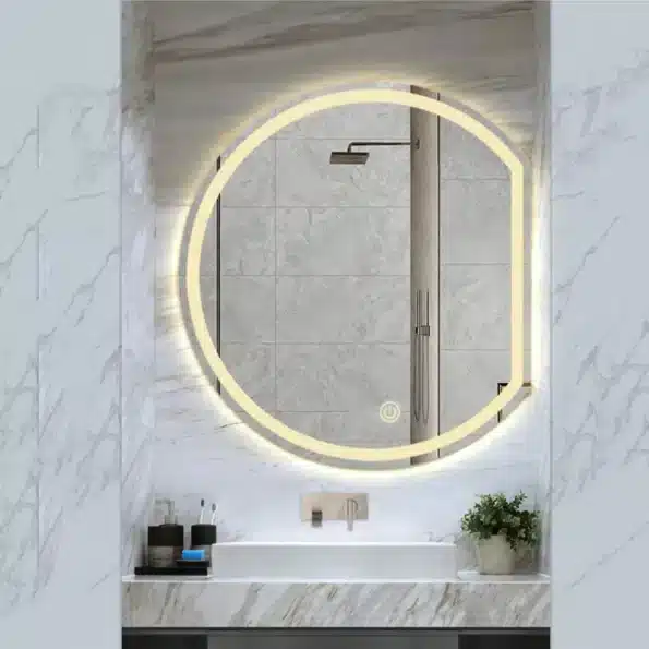 Imiya-LED-Mirror-with-3-Lights-2-1.webp Imiya Semicircle LED Mirror - 3 Light Dimmable Vanity Mirror
