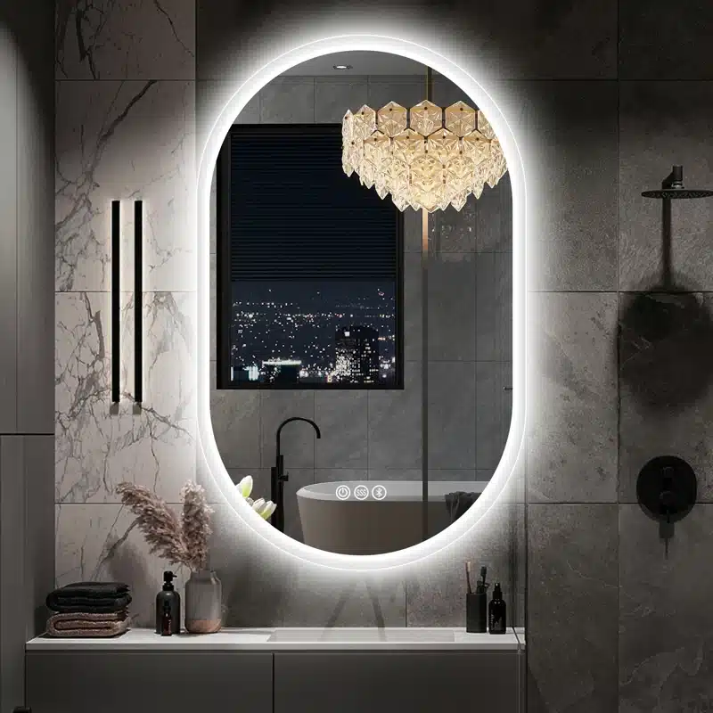 Kolby-Frosted-Edge-Capsule-LED-Mirror-1.webp Kolby Frosted Edge Capsule 3-Color LED Mirror - Frosted Edge LED Mirror | LightMirror.in