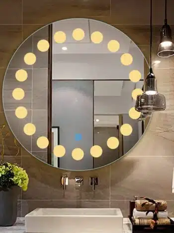 Ledmirror Warmwhitelight Rounddot02 1.jpeg | LightMirror.in
