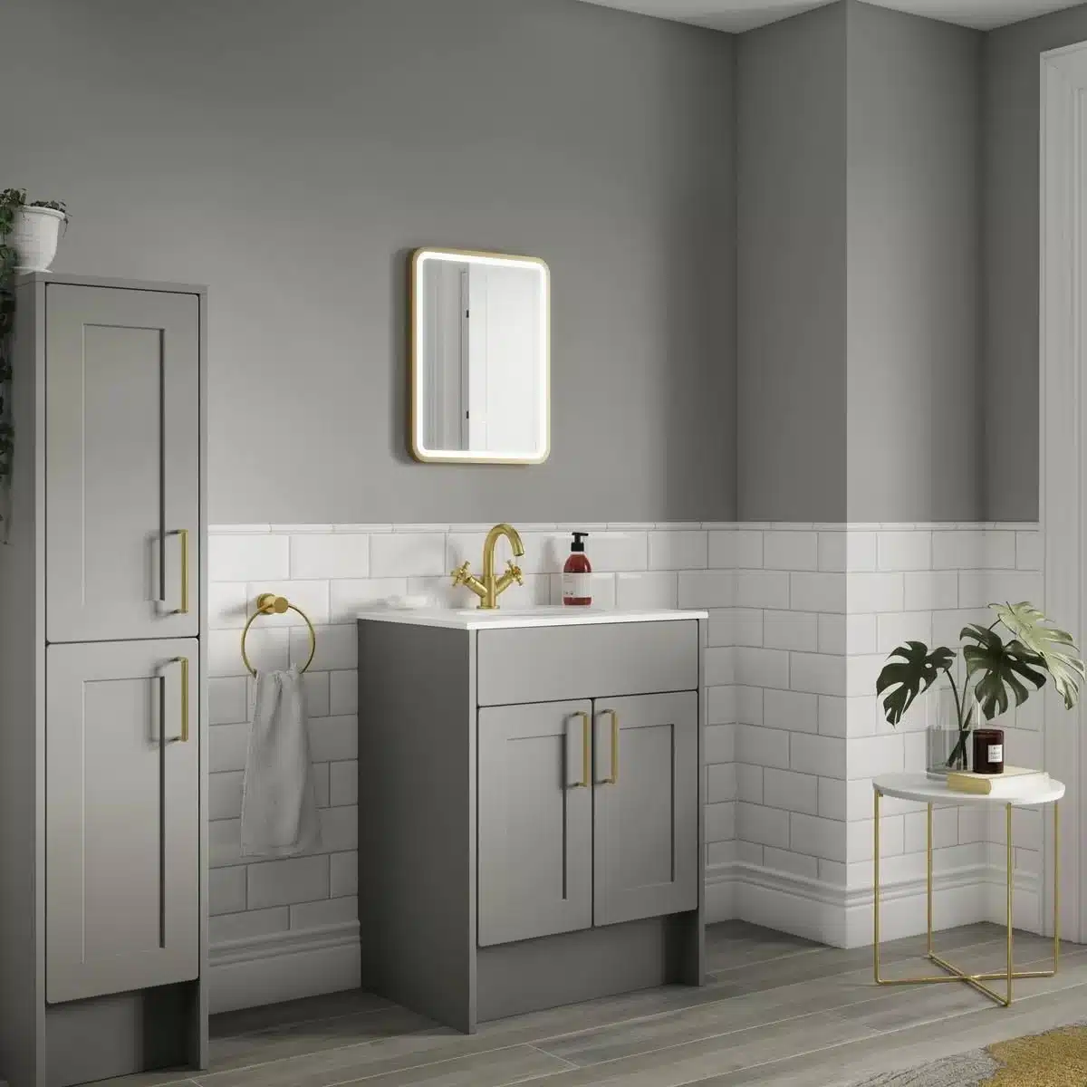 Liana-Metal-Gold-Framed-Rectangle-LED-Mirror-5-1.webp Liana Gold LED Rectangle Mirror - Framed LED Mirror | LightMirror.in