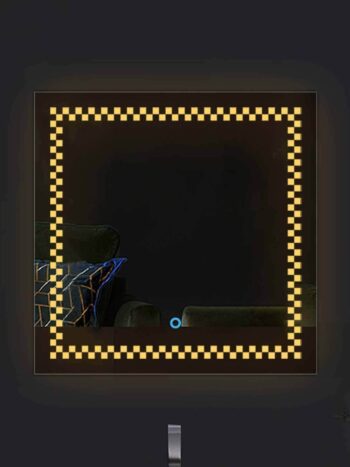 Lyra Square LED Mirror | Dimmablec