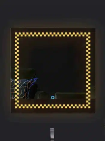 Lyra Square LED Mirror | Dimmablec