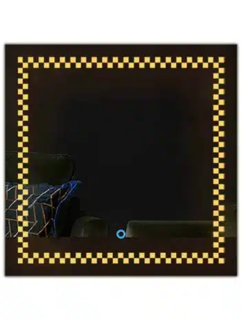 Lyra Square LED Mirror | Dimmablec - light mirror | LightMirror.in