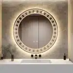 Marta Unique Design LED Mirror - Customizable Dimmable Lighting