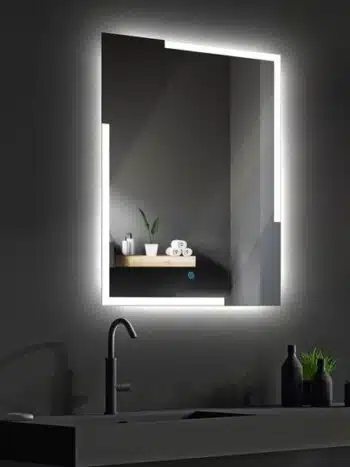 Milani Rectangle 3-Color LED Mirror - Bathroom Mirror | LightMirror.in