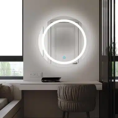 Stunning LED Motif Mirror for Your Home.