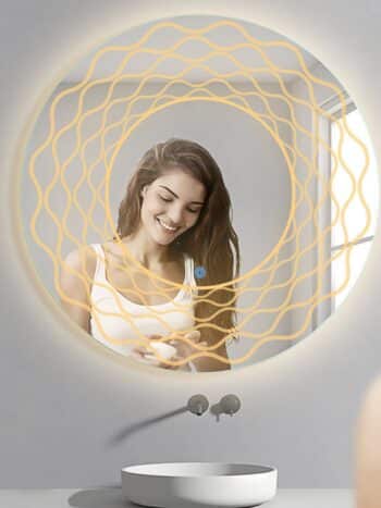 Serene Glow Belgian Mirror